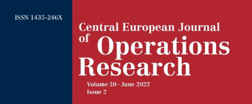 Central European Jorunal of Operations Research